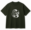 Defaith Olive World Oversized Tee