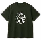 Defaith Olive World Oversized Tee