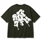 Defaith Olive World Oversized Tee